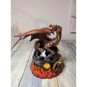 Mystical Dragons Collection Omei Orange Dragon Light Up NOB